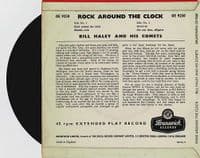 BILL HALEY AND HIS COMETS Rock Around The Clock EP Vinyl Record 7 Inch Brunswick 1957